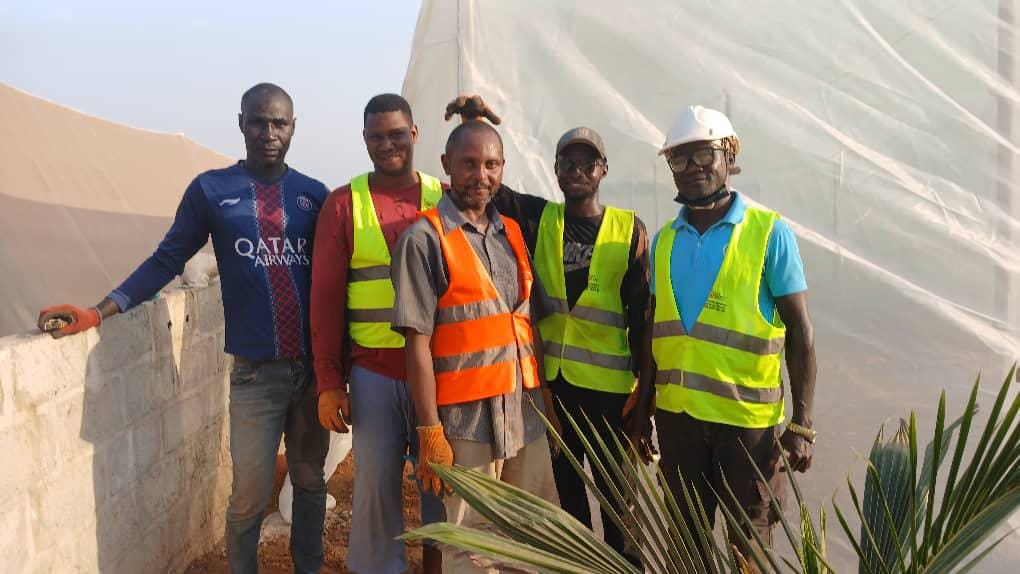 Serre agricole en Guinée