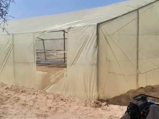 Serre de sechage realisé a Touba